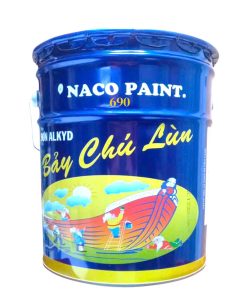 SƠN DẦU ALKYD NACO BẢY CHÚ LÙN_NC690 MÀU TRẮNG